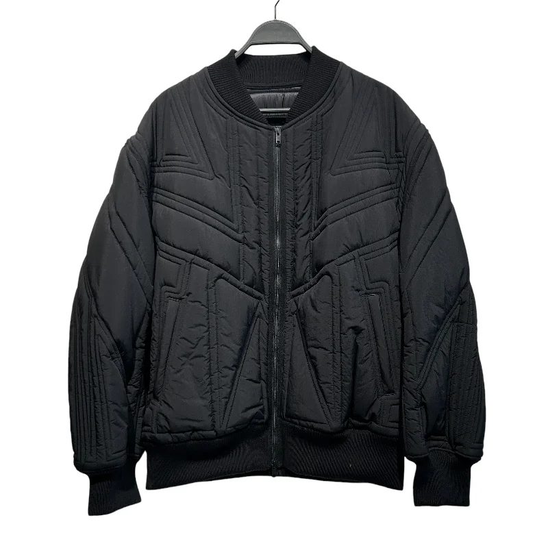 warm vest jackets for men -Y-3/Jacket/M/Acrylic/BLK/QUILTED BOMBER JACKET