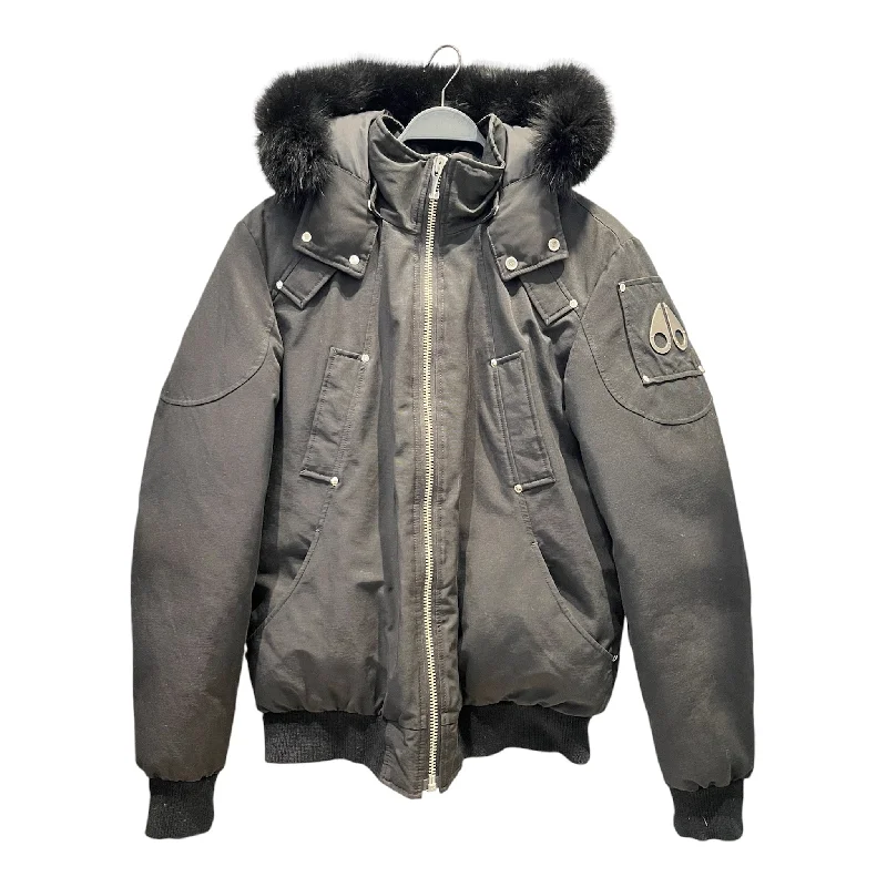 men's vest jackets -MOOSE KNUCKLES/Jacket/L/BLK/