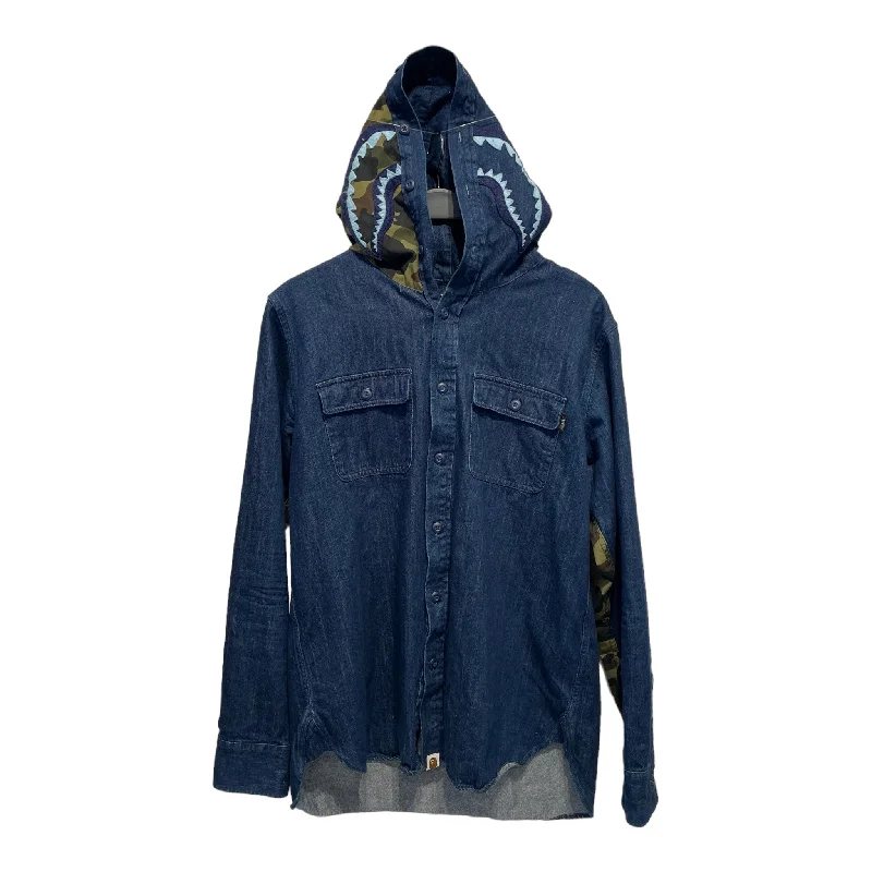 modern hoodies for men -BAPE/Jacket/XL/Denim/IDG/Camouflage/SHARK HOODIE