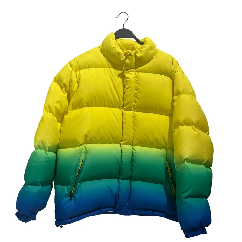 men's winter vests -Supreme/Jacket/L/Polyester/YLW/SS 18 GRADIENT YELLOW PUFFER