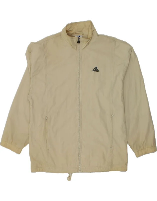 casual waistcoats for layering -ADIDAS Mens Bomber Jacket UK 38/40 Medium Beige