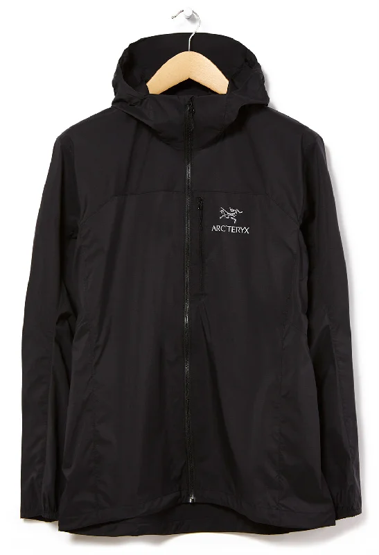 men's long sleeve hoodies -Arc'teryx Squamish Men's Hoodie - Black