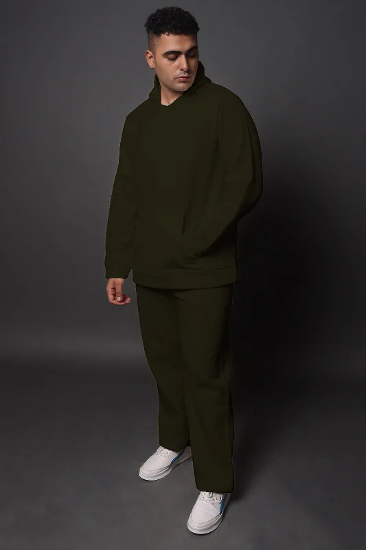 men's fashion hoodies -BASIC Hoodie Co-Ord Set#23