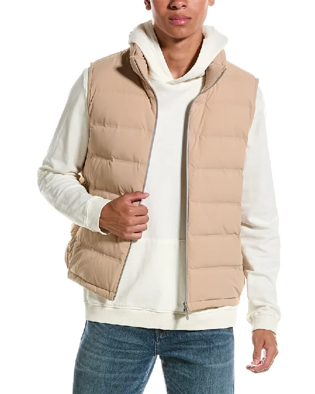 high-quality vests for men -Brunello Cucinelli Puffer Down Vest