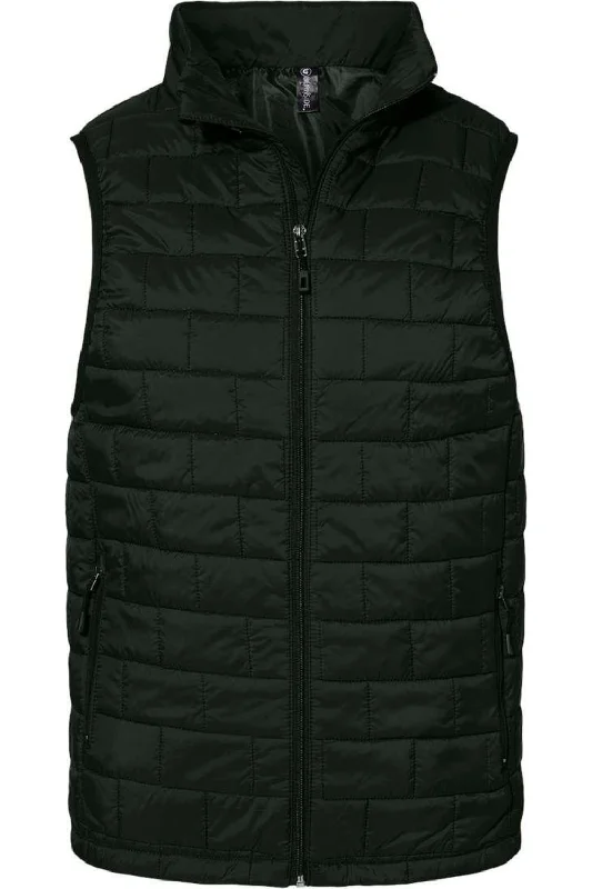 men's wool-blend vests -Burnside Elemental Puffer Vest