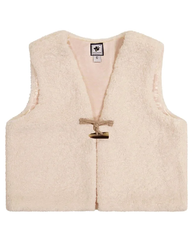 casual outdoor vests for men -Busy Bees Teddy Bear Vest