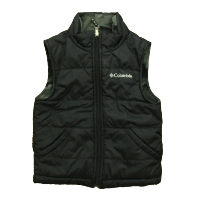 men's puffer vests -Columbia Boys Black Vest