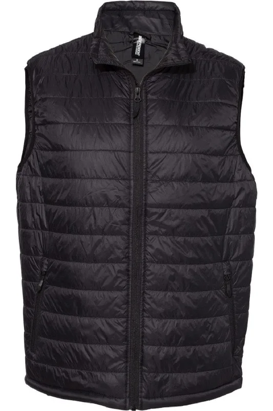 men's formal vests -Independent Trading Co. Puffer Vest