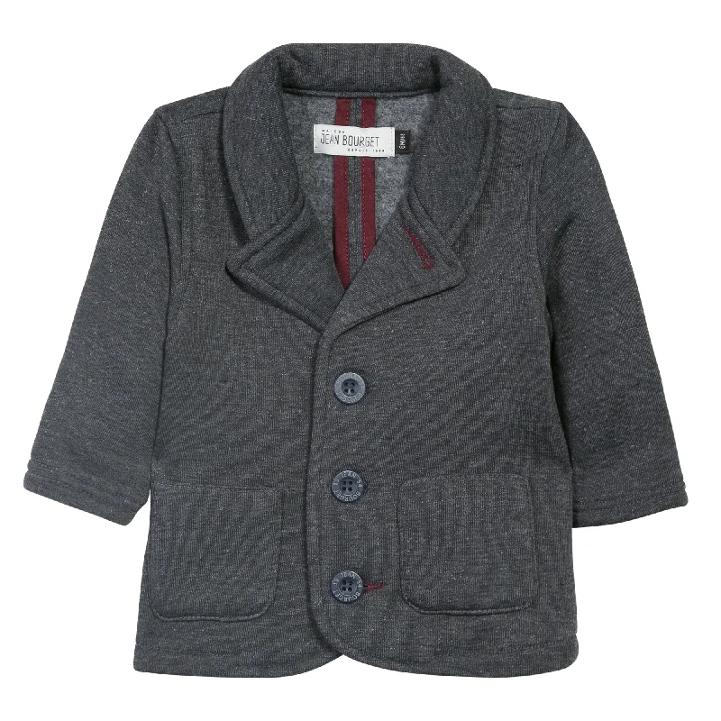 modern waistcoats for men -Jean Bourget Kids Boy's Fleece Blazer Jacket