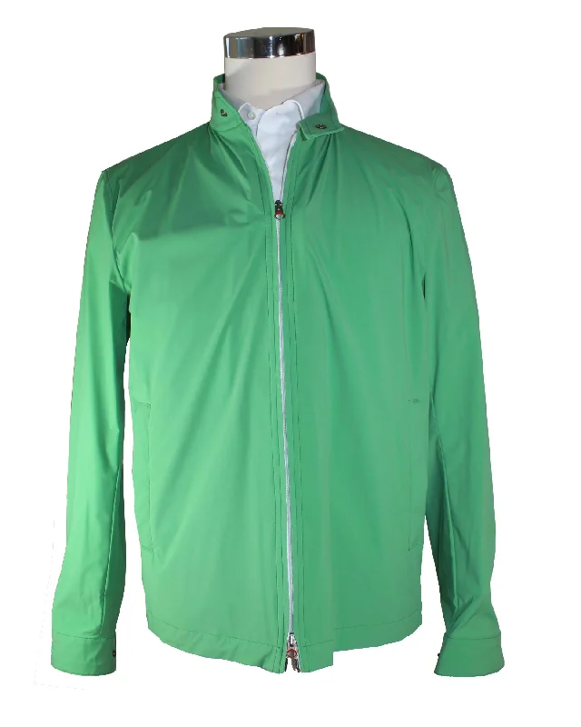 cotton waistcoats for men -Kired Kiton Jacket Green - Men Rain Coat EU 50 / M SALE