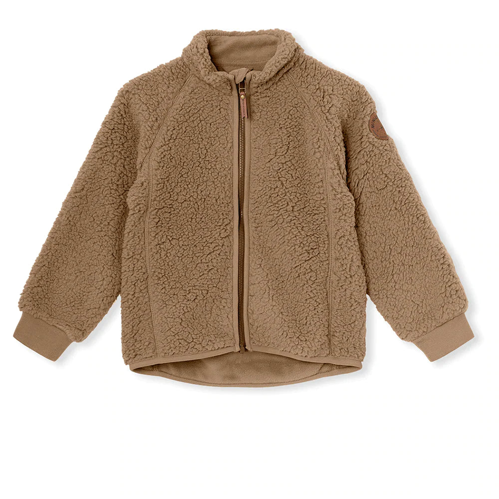 vests for layering for men -MINI A TURE Kids cedric Winter Jacket in Brown