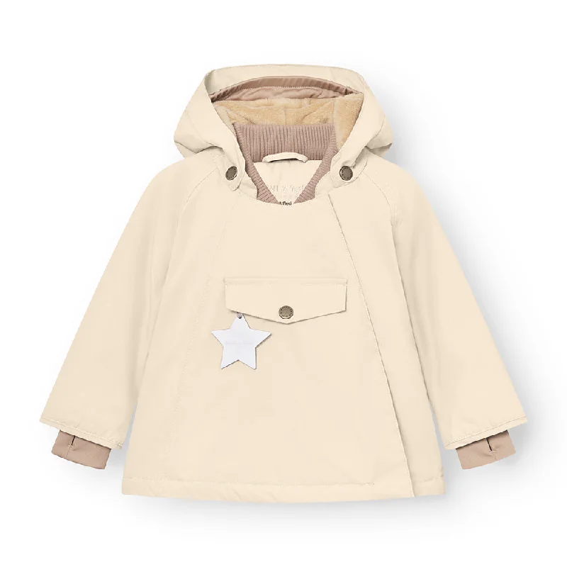 men's waistcoats for winter ->MINI A TURE Kids WANG Winter Jacket - Angora Cream