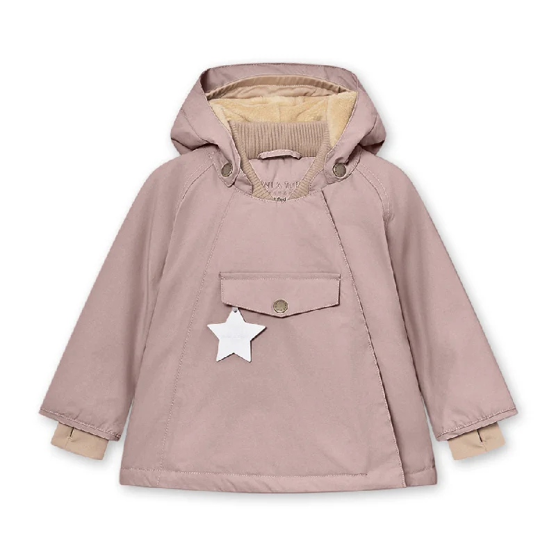 multi-pocket vests for men ->MINI A TURE Kids WANG Winter Jacket - Cloudy Rose