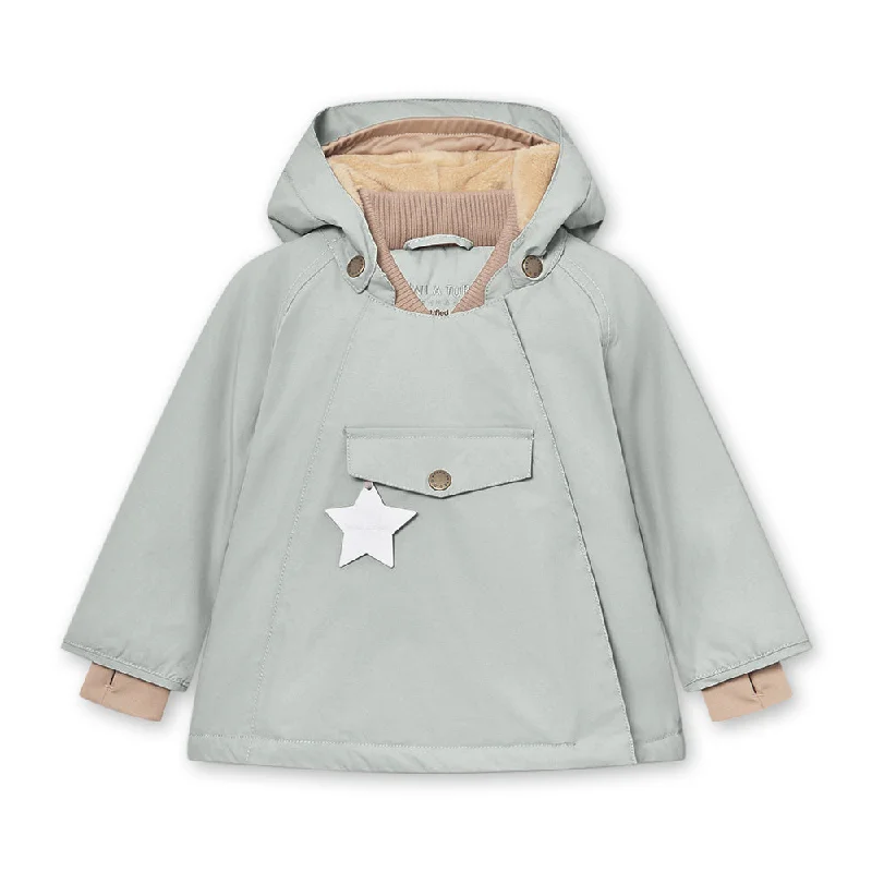 classic waistcoats for men ->MINI A TURE Kids WANG Winter Jacket - Puritan Grey