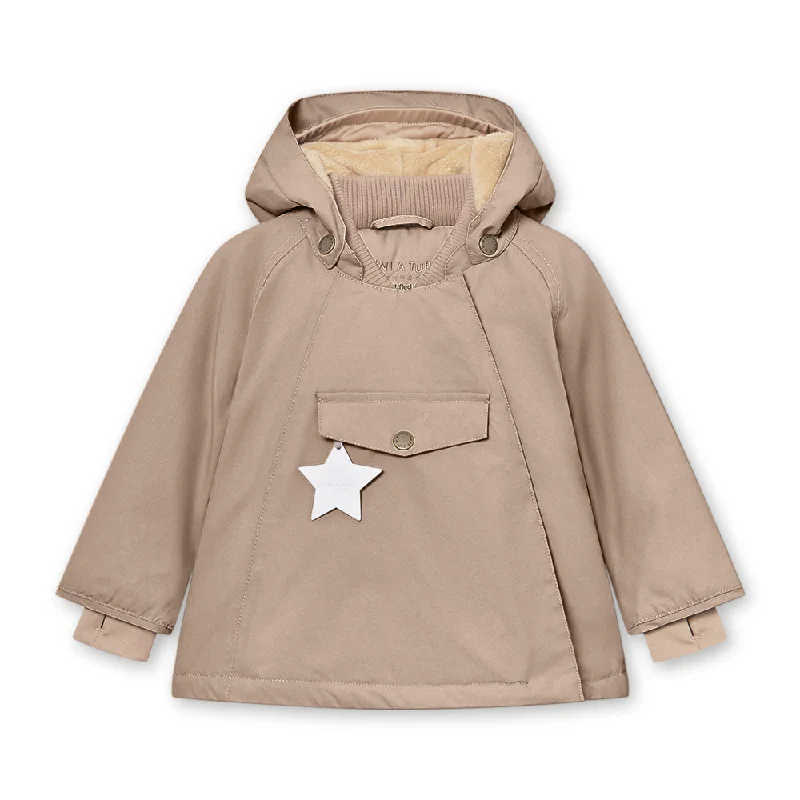 modern waistcoats for men ->MINI A TURE Kids WANG Winter Jacket - Savannah Tan