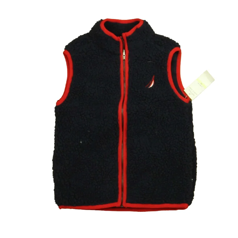 designer vests for men -Nautica Boys Navy | Red Vest