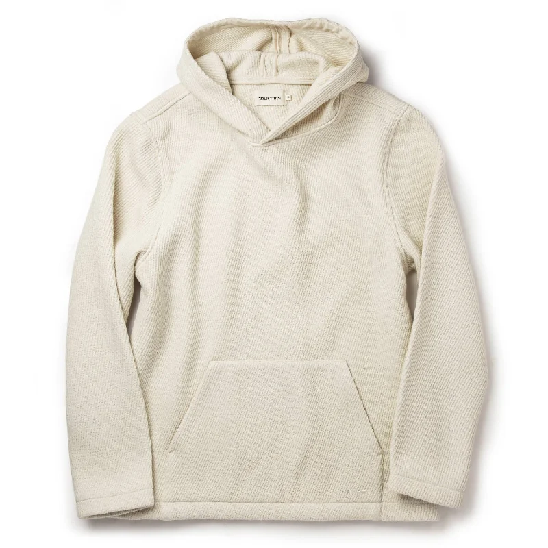 custom hoodies for men -The Nomad Hoodie in Natural Twill