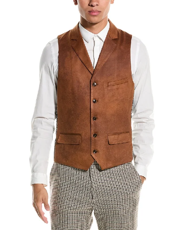 men's fashionable vests -Paisley & Gray Barnsley Slim Fit Vest