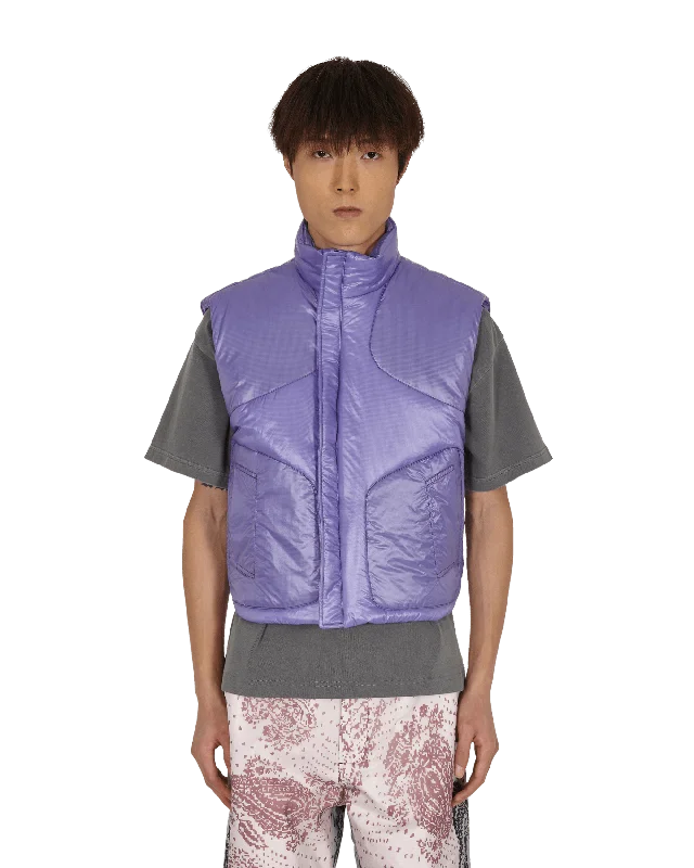 wool vests for men -PERTEX Vest Purple