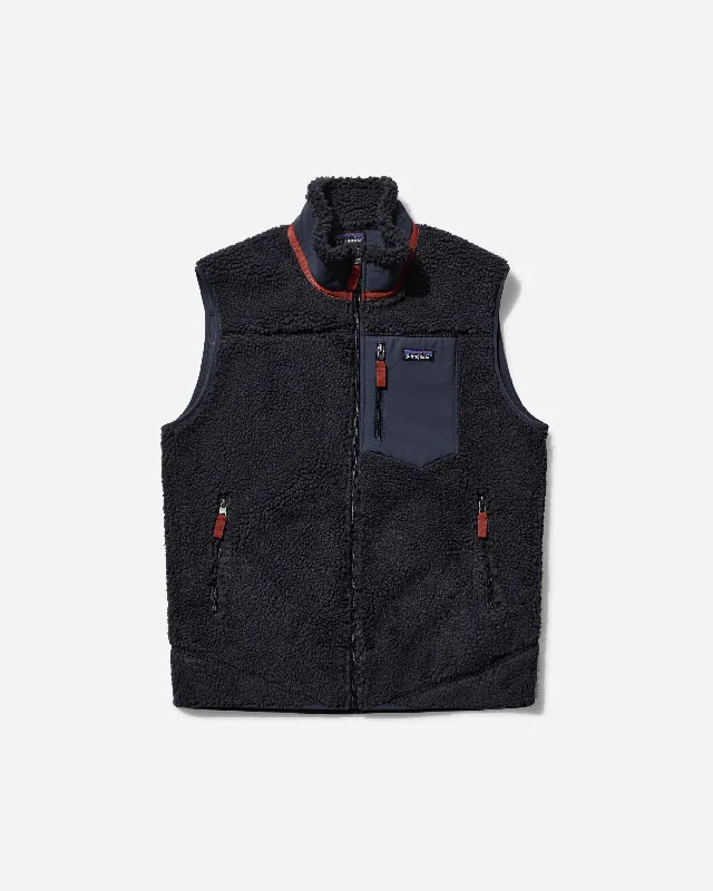 men's zippered waistcoats -Men's Classic Retro-X Vest Smolder Blue