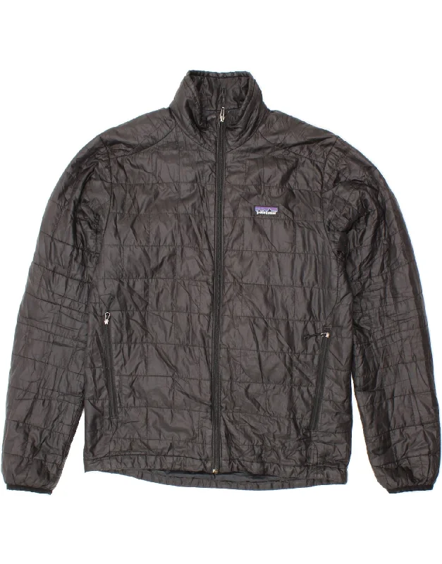 men's formal vest jackets -PATAGONIA Mens Padded Jacket UK 36 Small Black Polyester