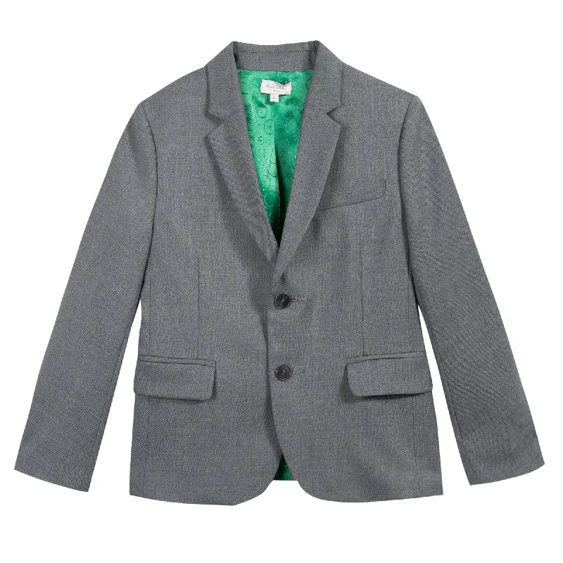 men's stylish vest jackets -Paul Smith Junior Kids Bog Suit Jacket