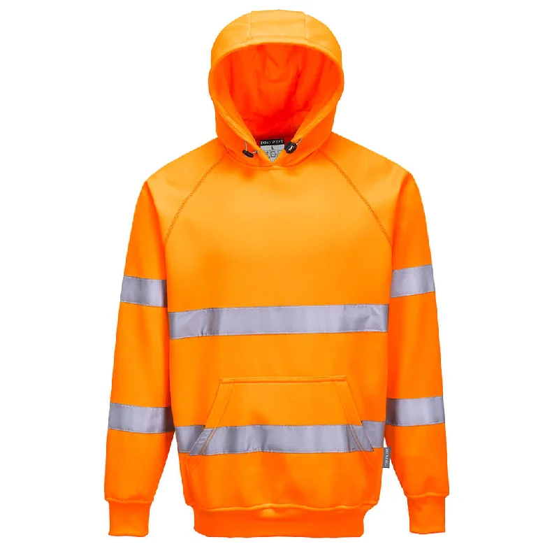 performance sweatshirts for men -Portwest B304 High Vis Jacket / Hoodie