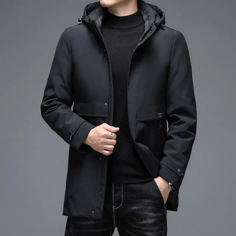 men's slim-fit sleeveless vests -Puffer Winter Jacket For Men