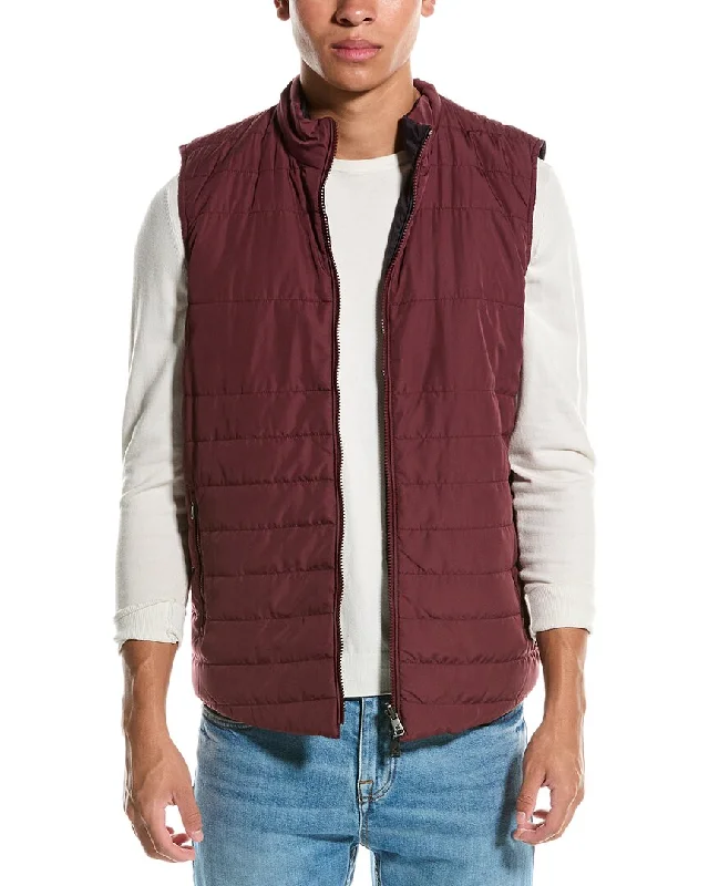 men's waistcoats for layering -Raffi Reversible Vest