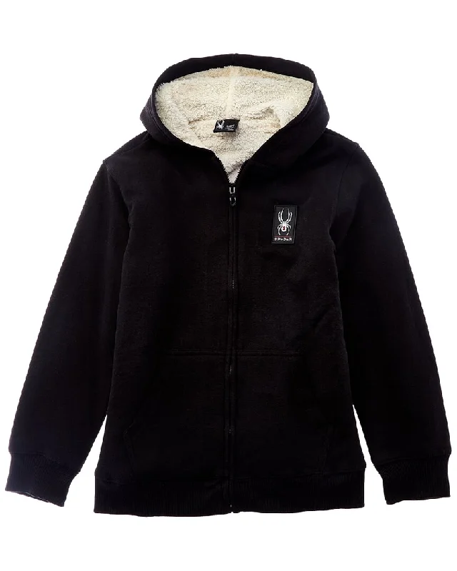 fleece sweatshirts for men -Spyder Full Zip Hoodie