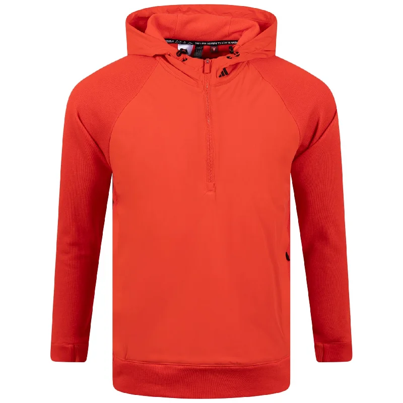 men's crewneck hoodies -Ultimate365 Tour Frostguard Padded Hoodie Bright Red - W23