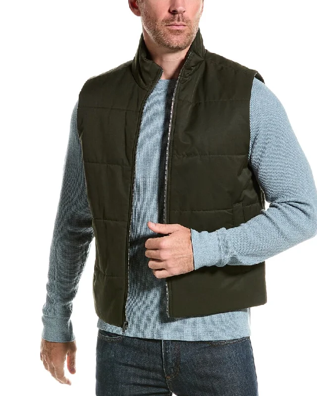 men's vest for weddings -Vince Puffer Vest