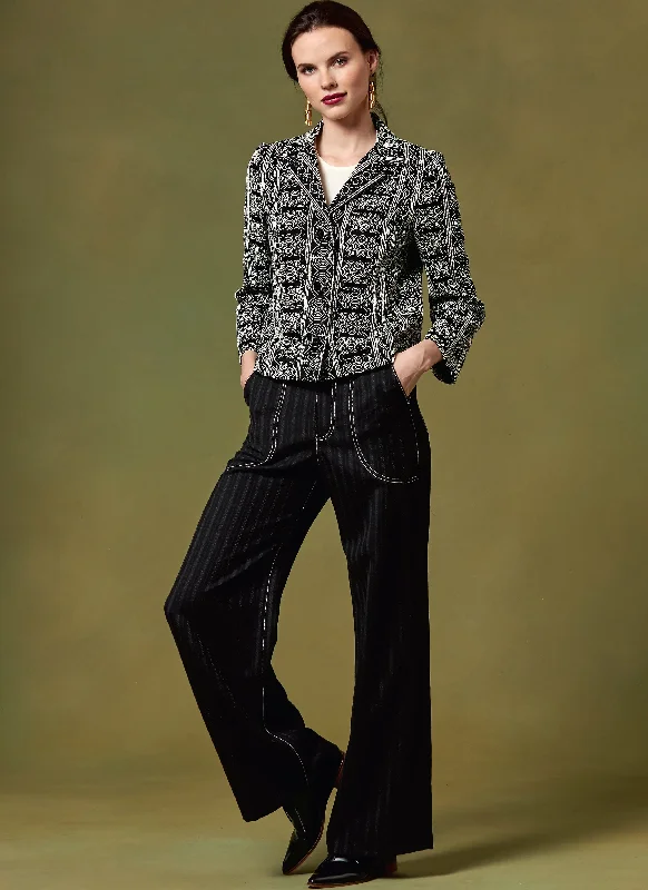 versatile vests for men -Vogue 1644 Jacket and Trousers Pattern