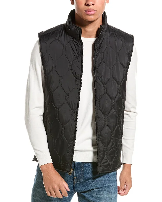 men's cotton vests -WEATHERPROOF VINTAGE Hexagon Quilted Vest