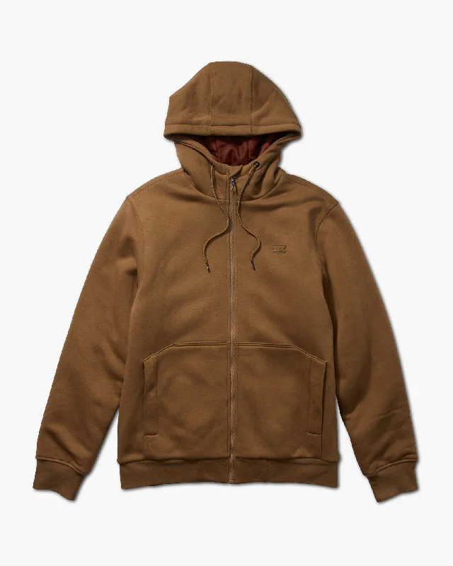 stylish men's hoodies -Westward Tech Fleece Hoodie - Mud