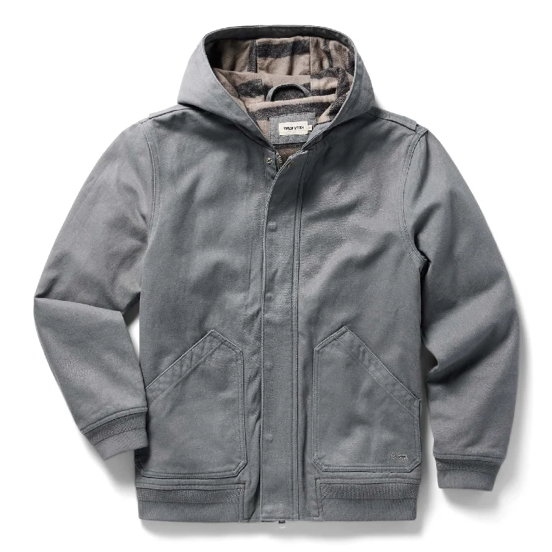 men's winter sweatshirts -The Workhorse Hoodie in Gravel Boss Duck