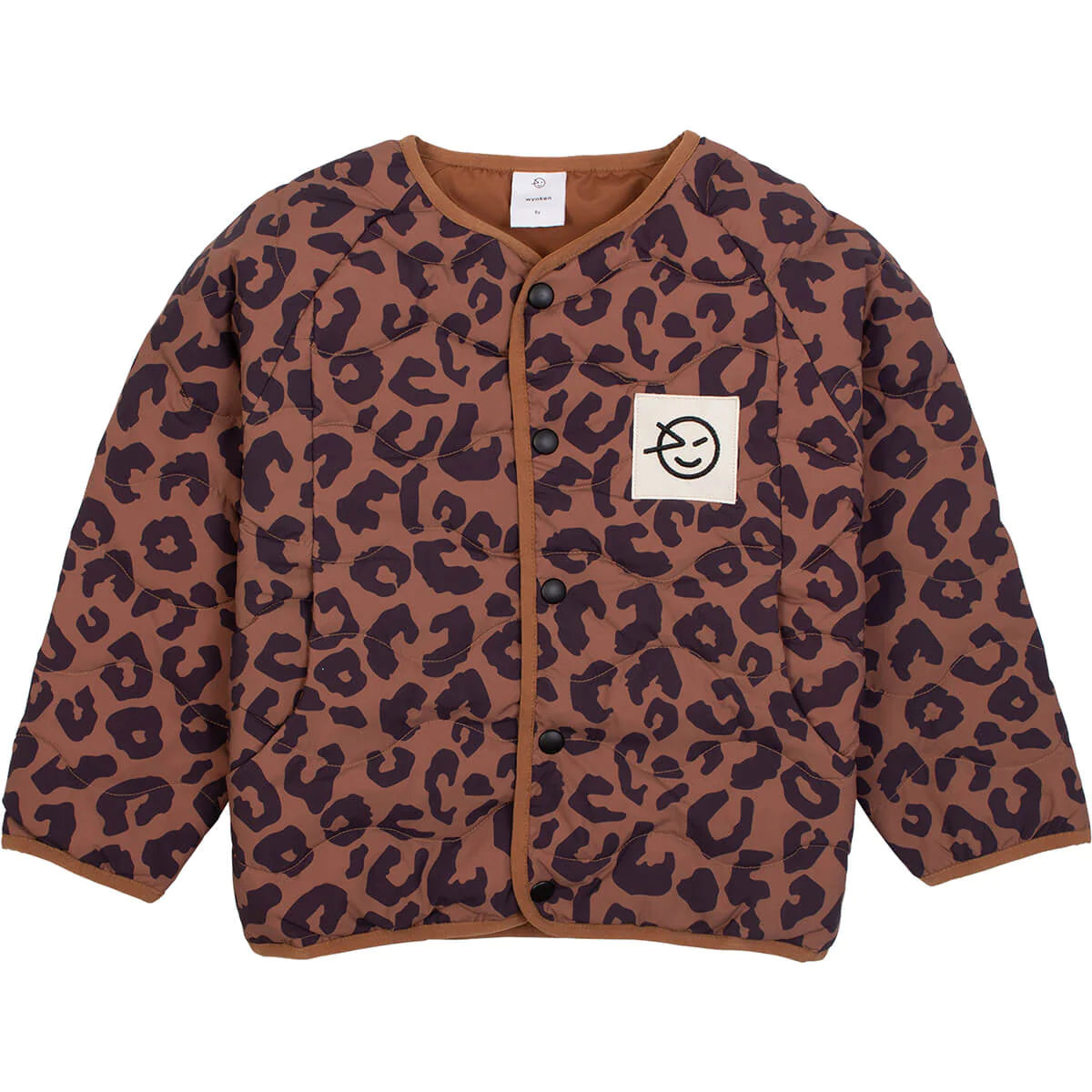 men's casual puffer vests -Wynken Kids Daily Down Jacket in Brun Animal Print